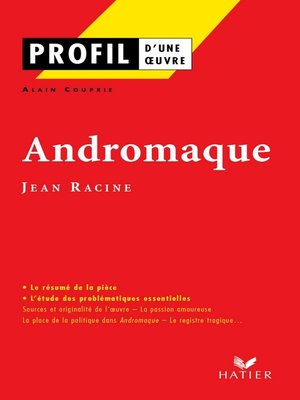 cover image of Profil--Racine (Jean)